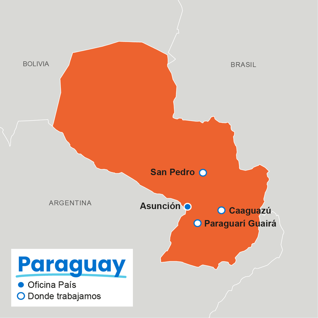 Mapa Plan en Paraguay