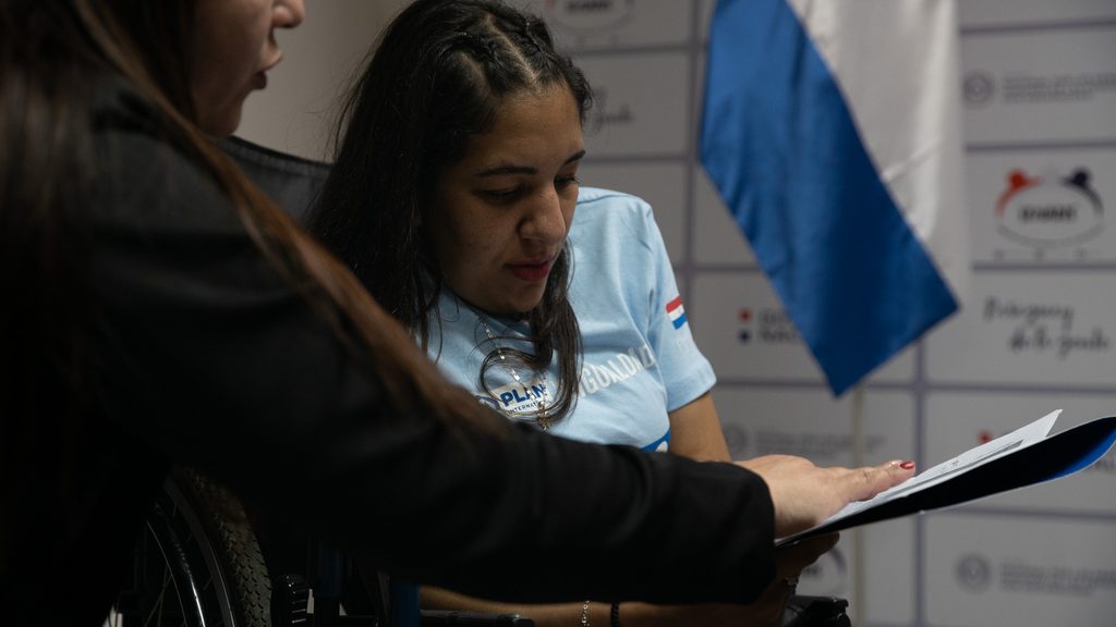 Milagros taking over the SENADIS.