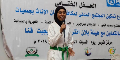 The karate champion smashing stereotypes in Egypt