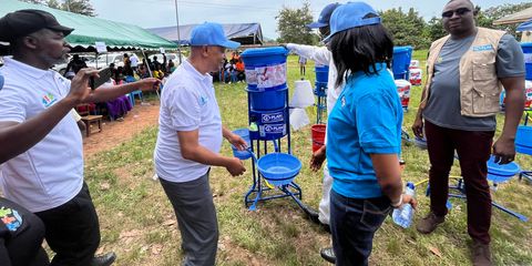 Mechanised water system for the Atonkor-Buem community