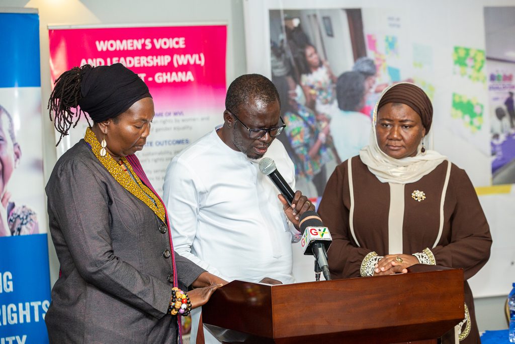 Women's rights organisation members.