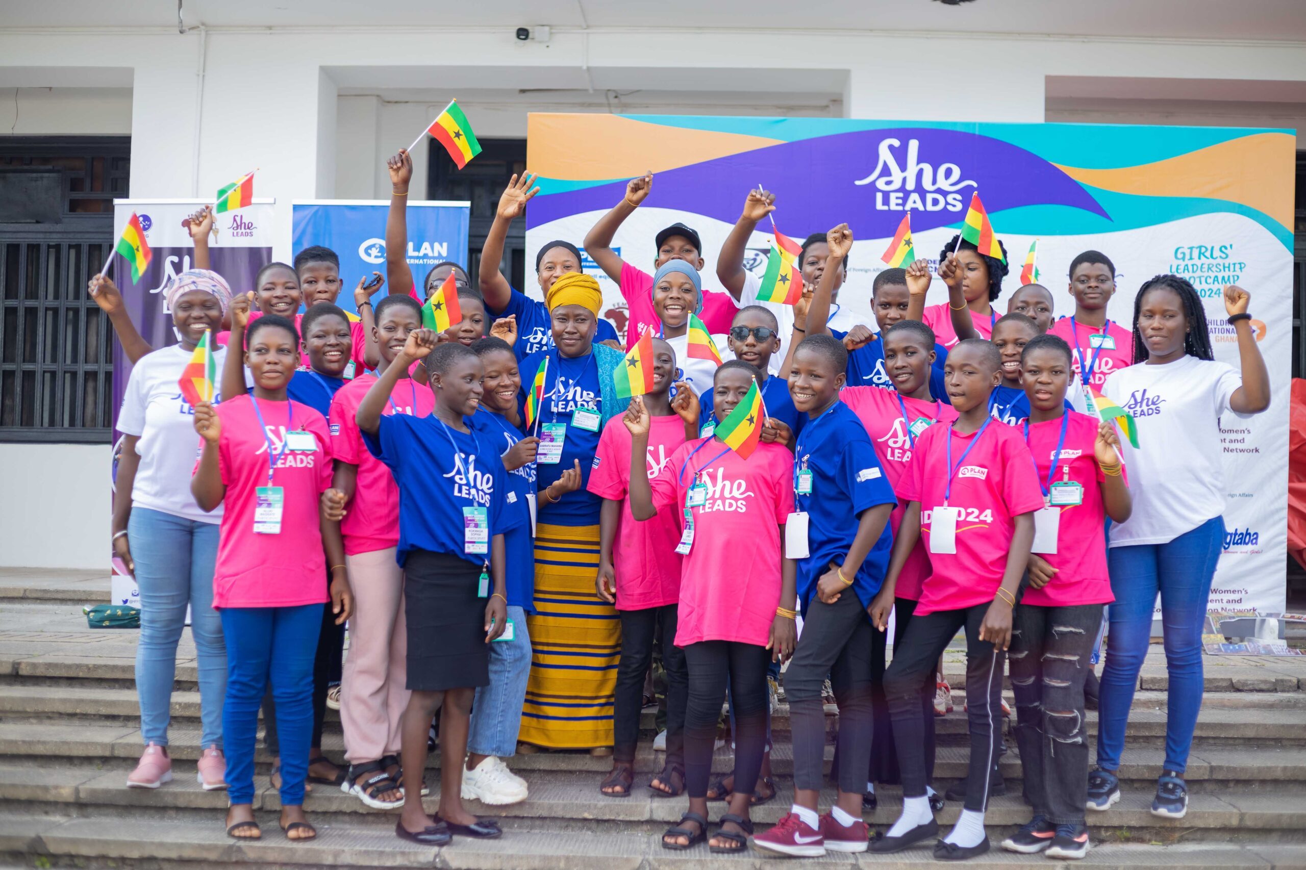 She Leads programme participants pose for photos during the IDG Celebration 2024.