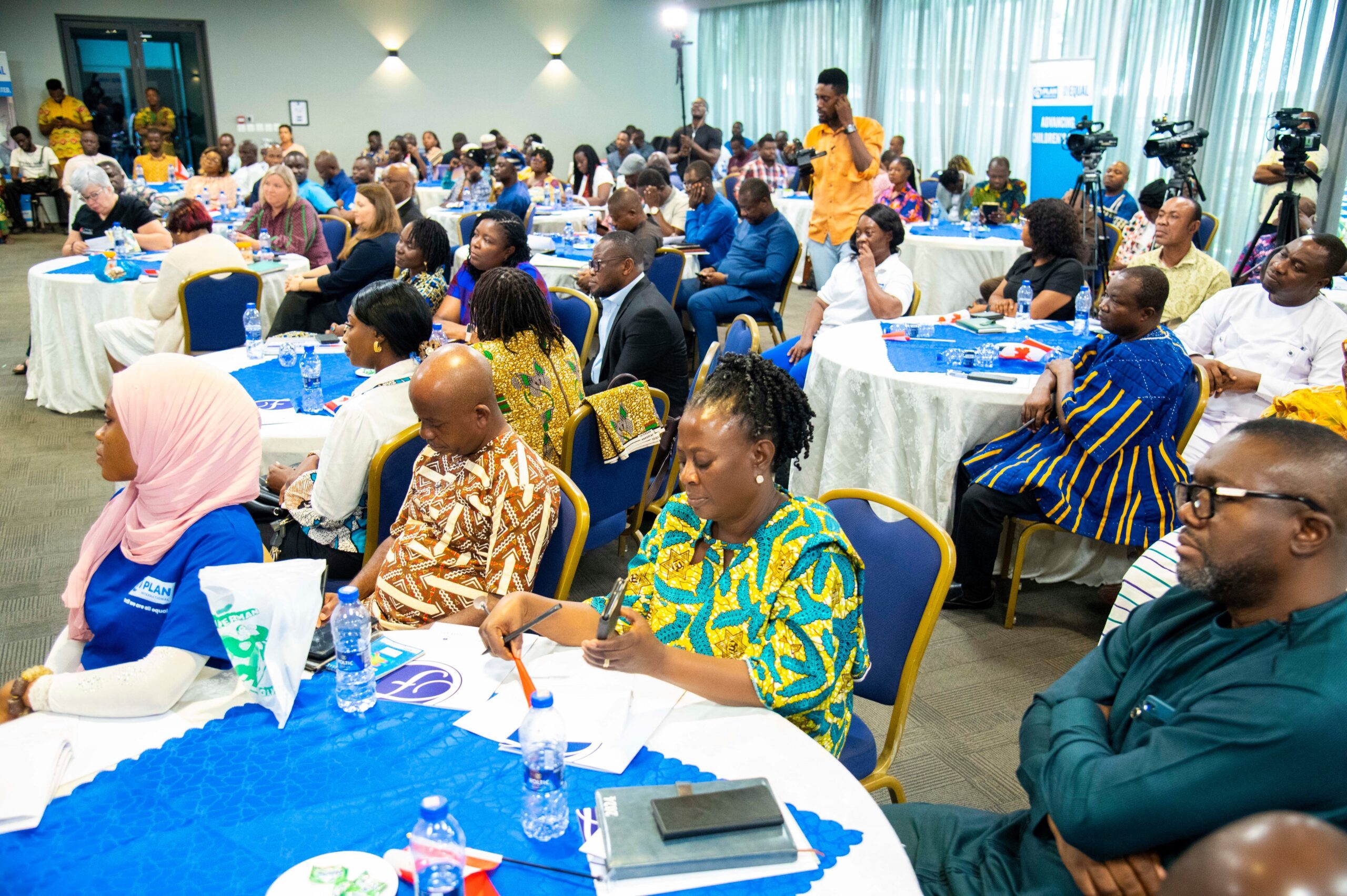 Participants listening attentively.