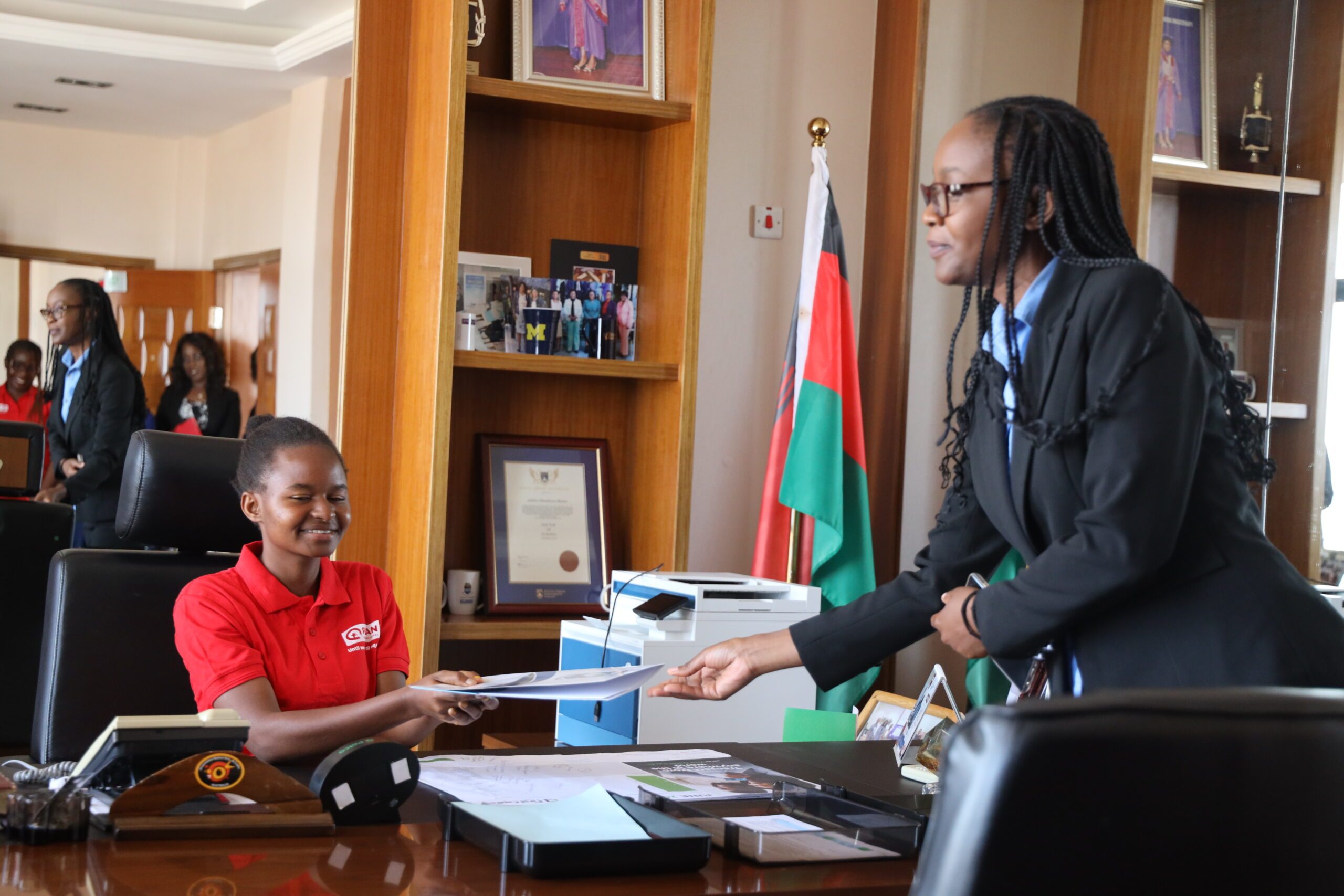 Funny takes over MUST Vice Chancellor's office. 