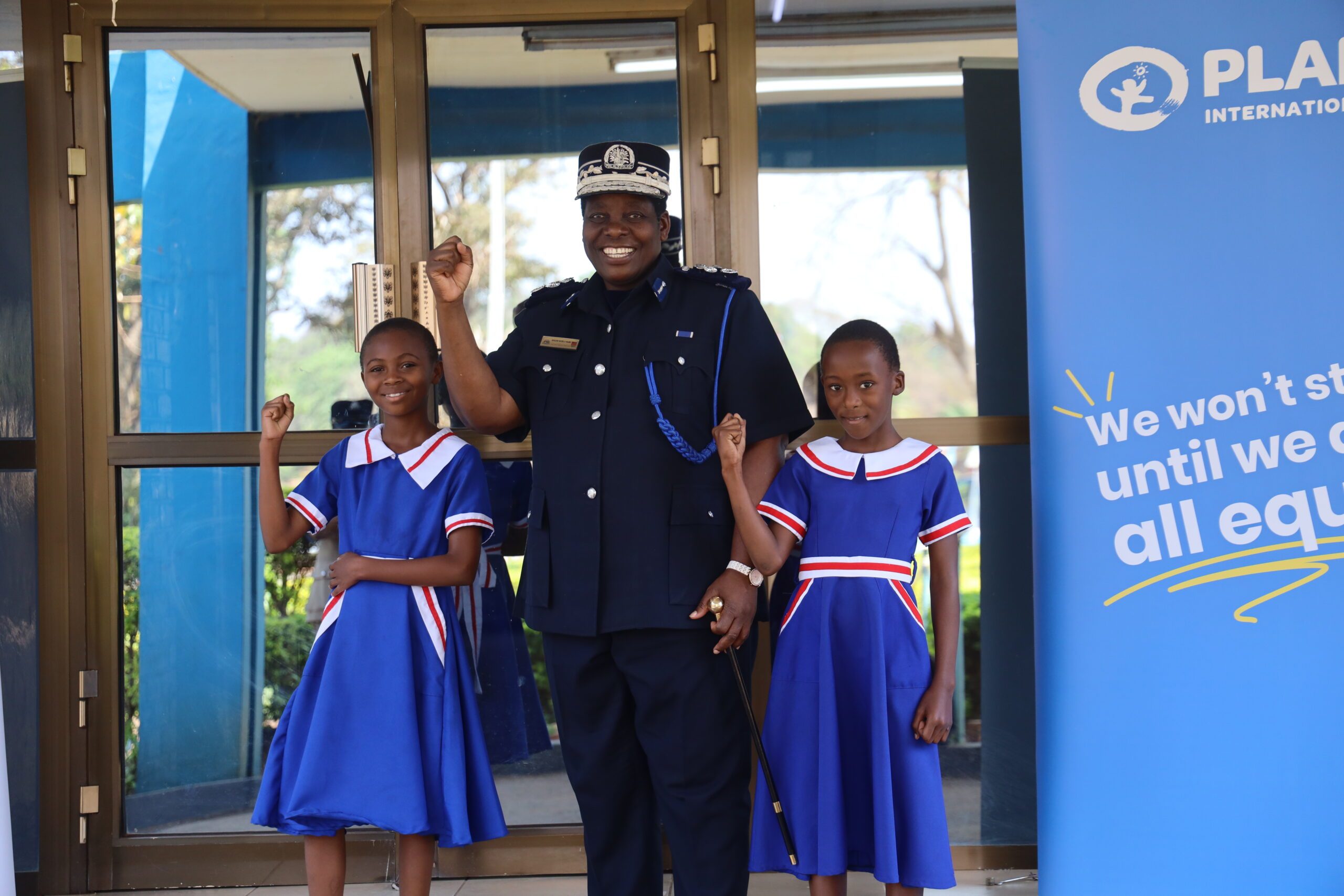 #GirlPower! Chiyambi and Michelle pose with the Inspector General