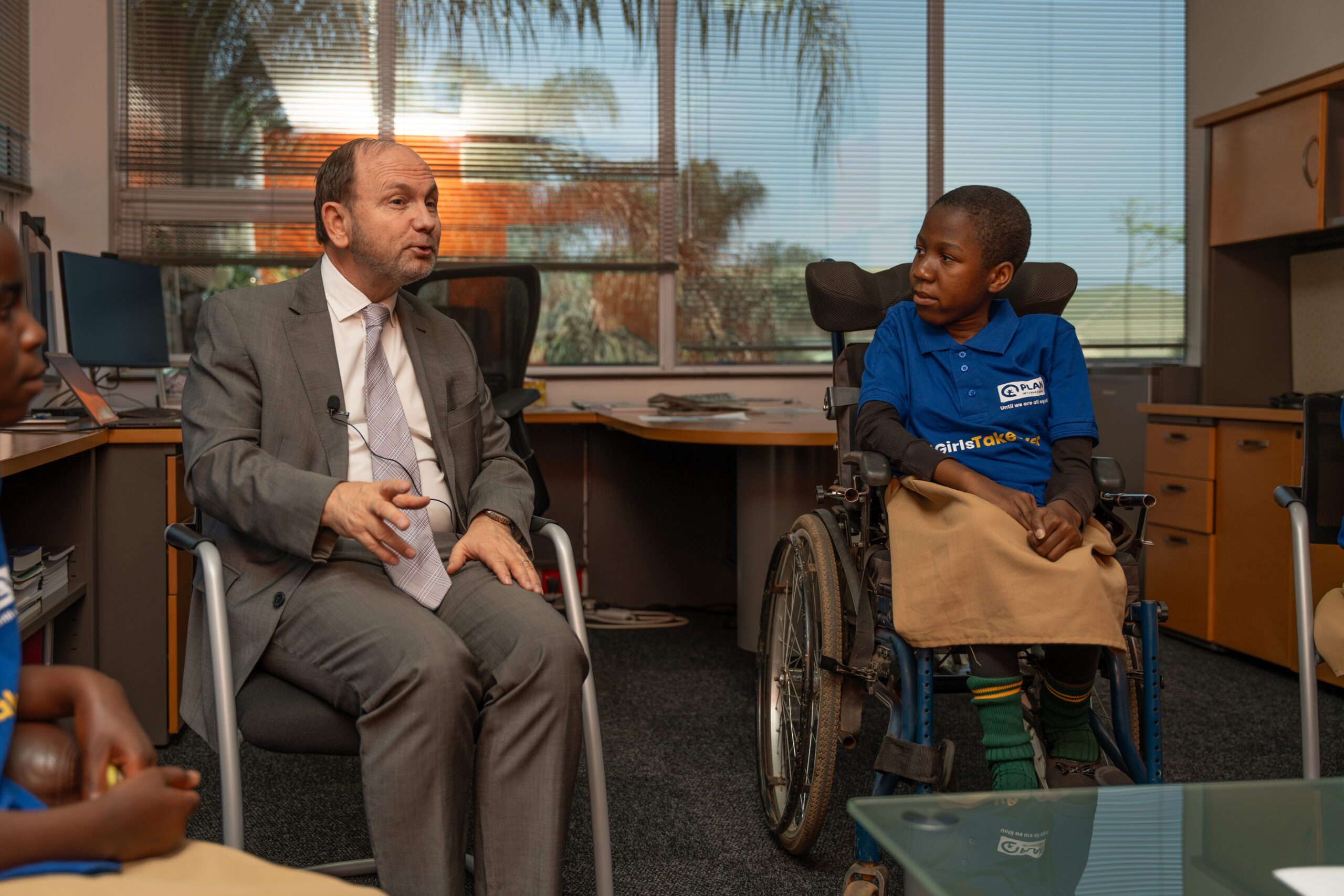 World Bank Country Manager responding to Peace's questions.