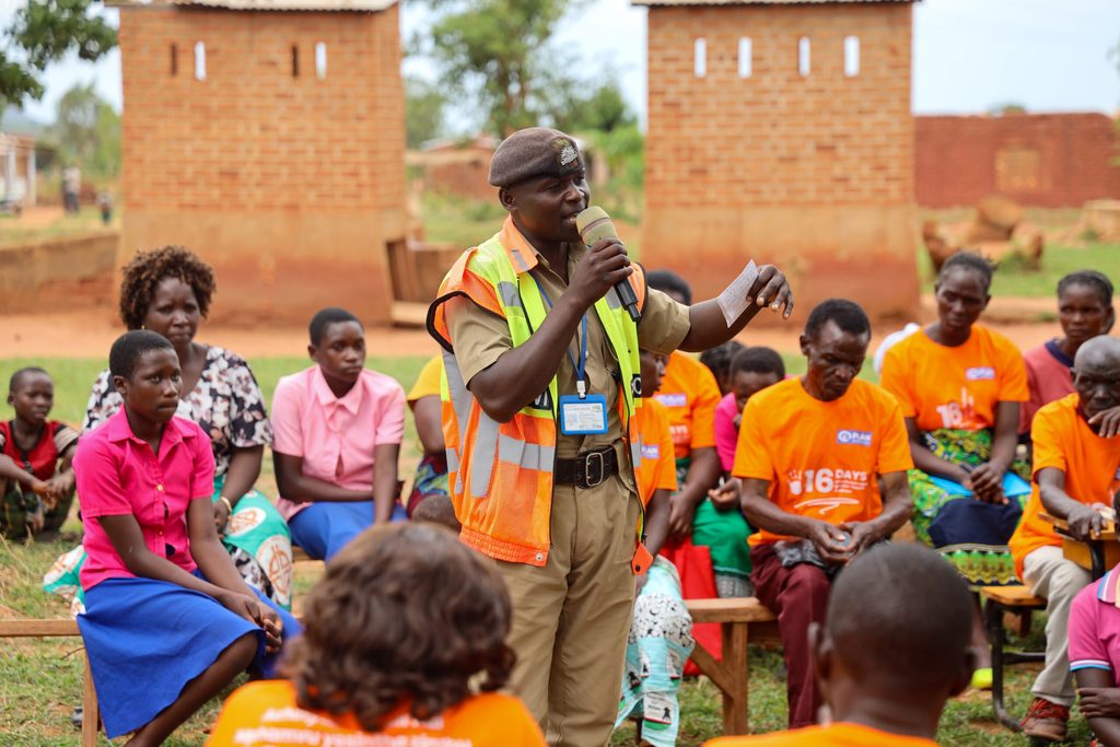 Law enforcers giving insights on Malawian laws and GBV.