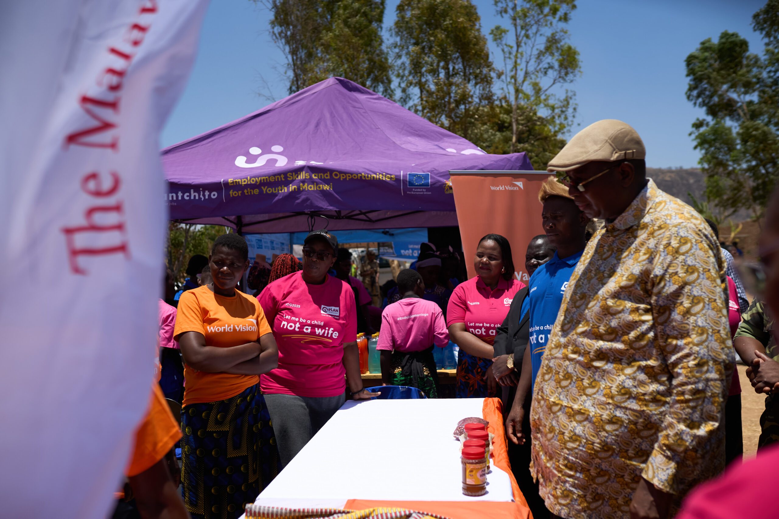 world vision showcasing their work and interventions on ending child marriage