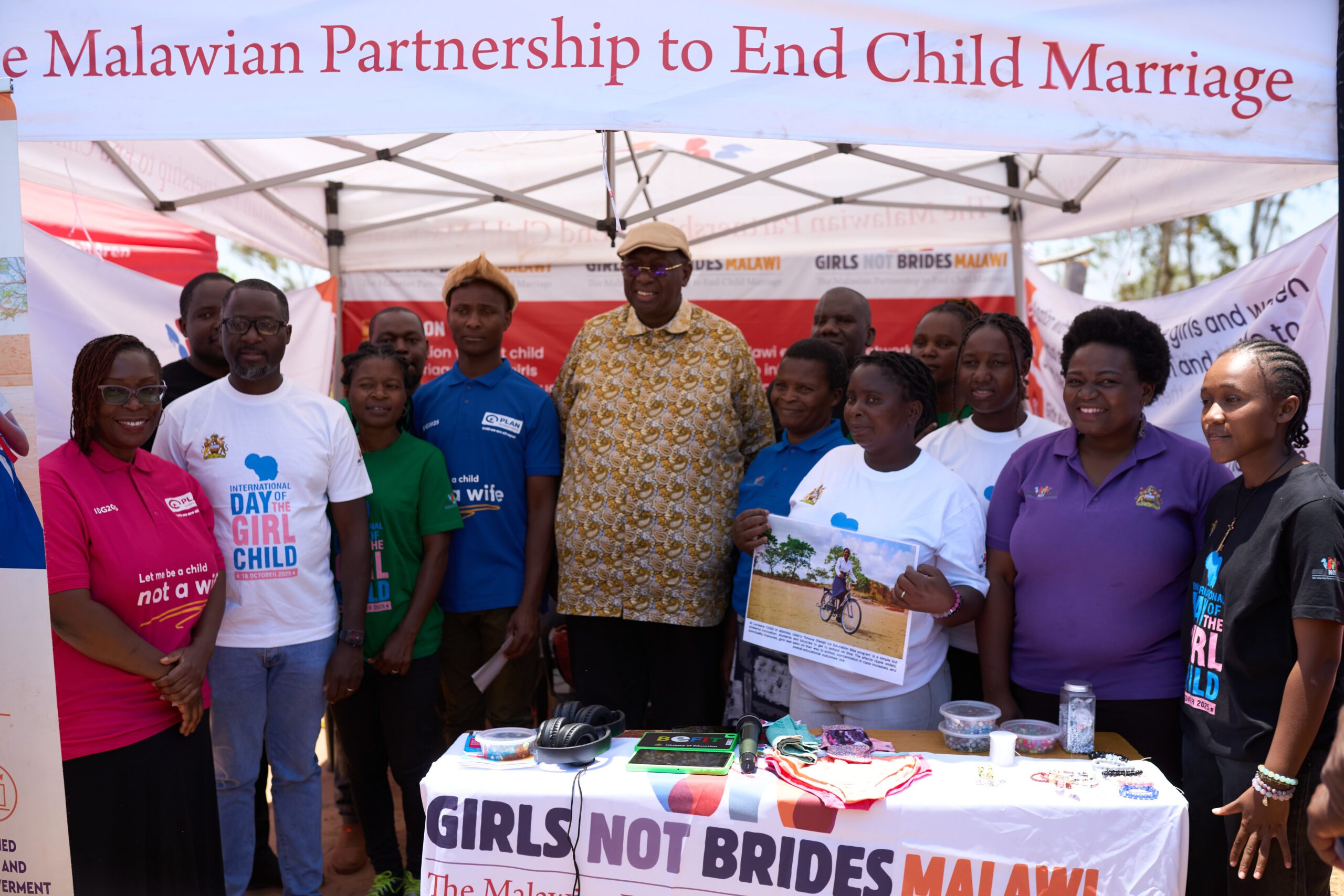 Girls not Brides supportng the end child marriage campaign launch. 