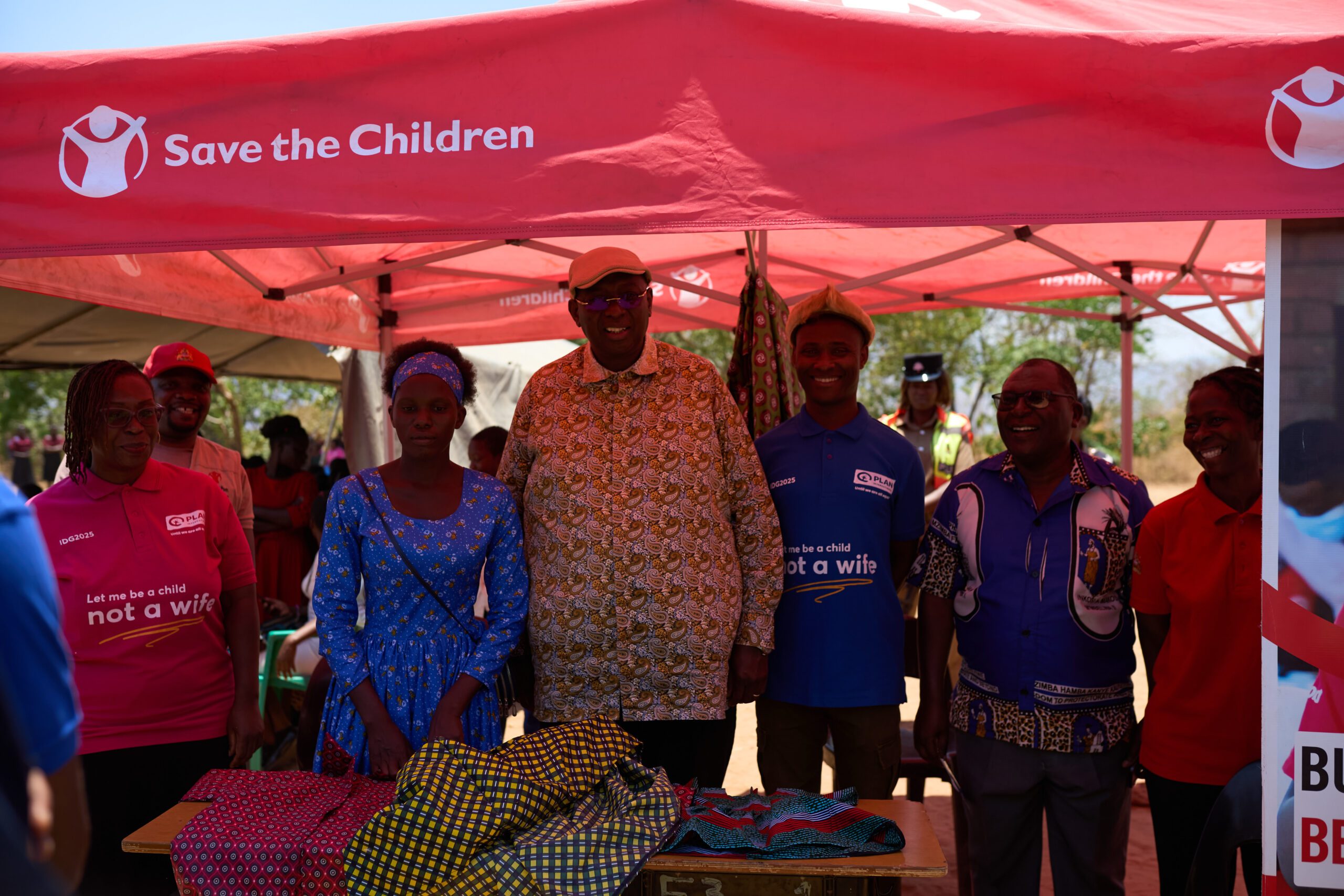 Save the Children also showcased their work and how they partner with Plan Malawi.