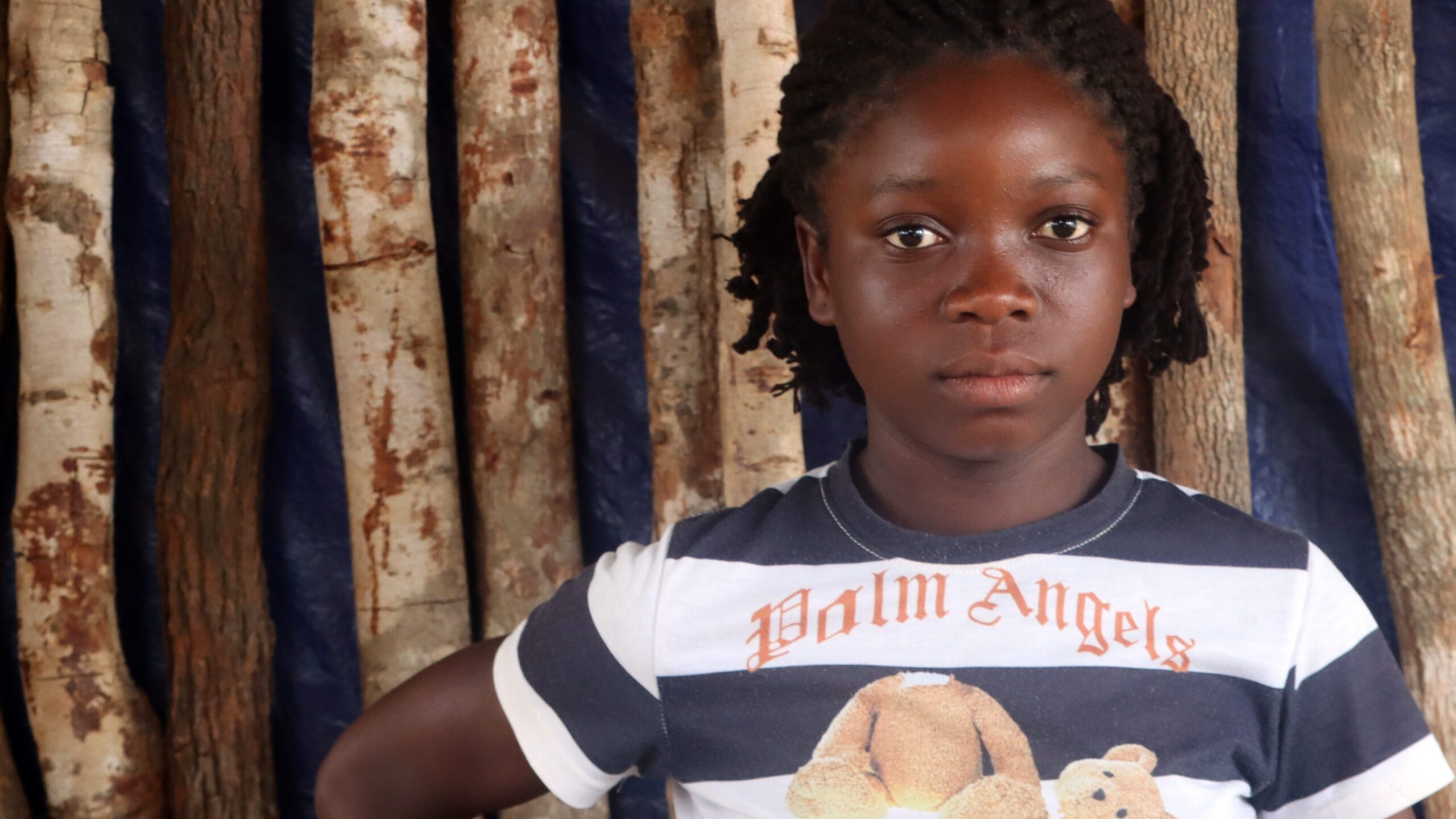 Rosa is 14 years-old girl displaced by armed conflict in Cabo Delgado province, north of Mozambique.