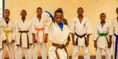 Alliance: Refugee girl proves karate is not just for boys