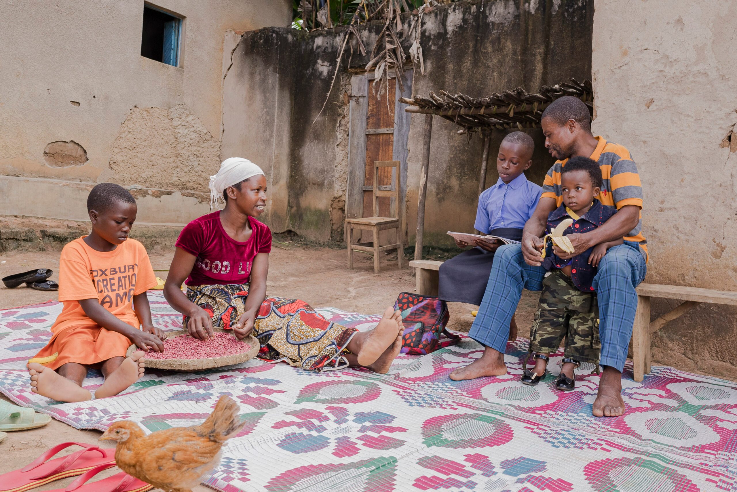 François and his family enjoy a home filled with togetherness, love, and peace.