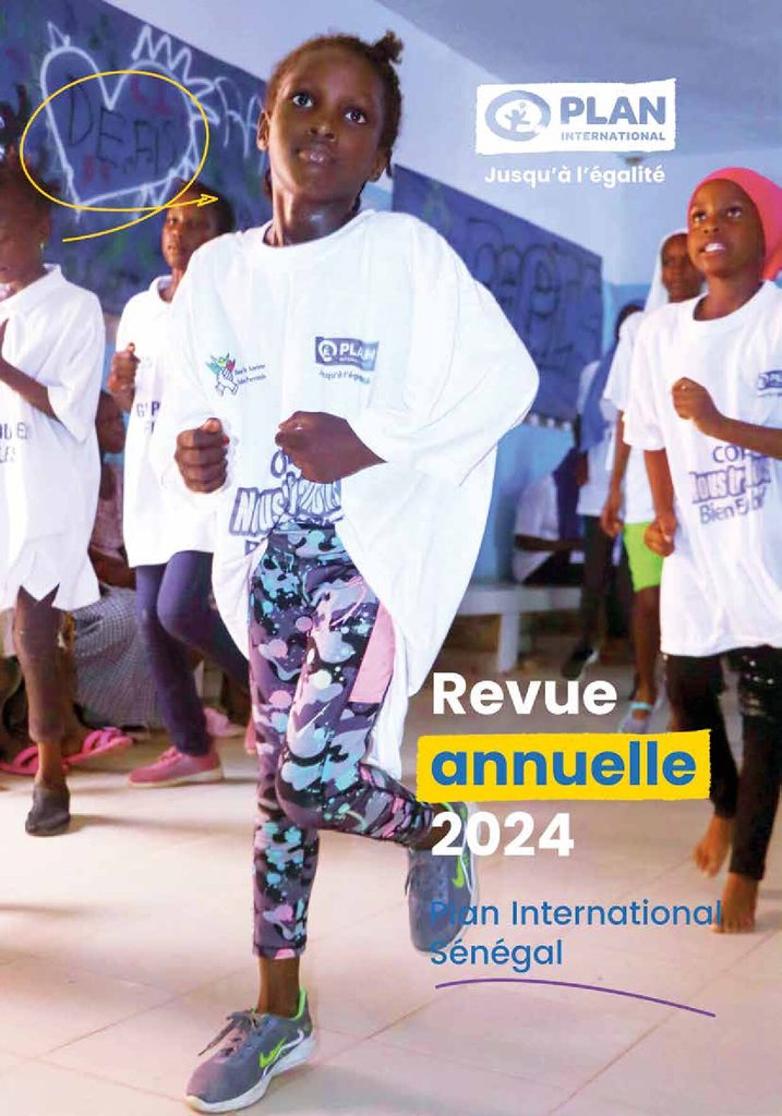 Plan International Senegal 2024 Annual Report front cover.
