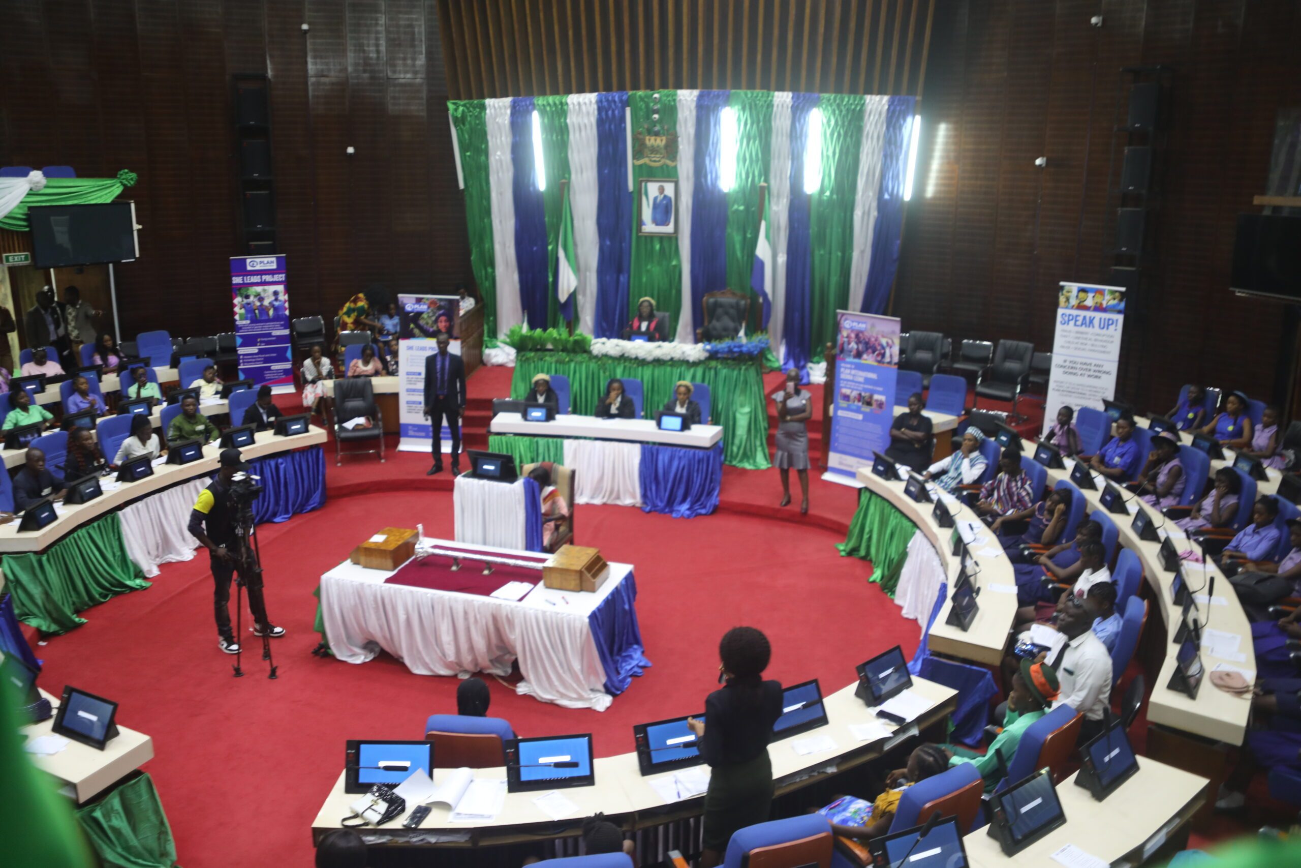 Well of Parliament during the Girls’ Takeover on International Day of the Girl 2022