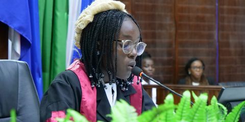 Girls call for equality and empowerment in Sierra Leone's parliament