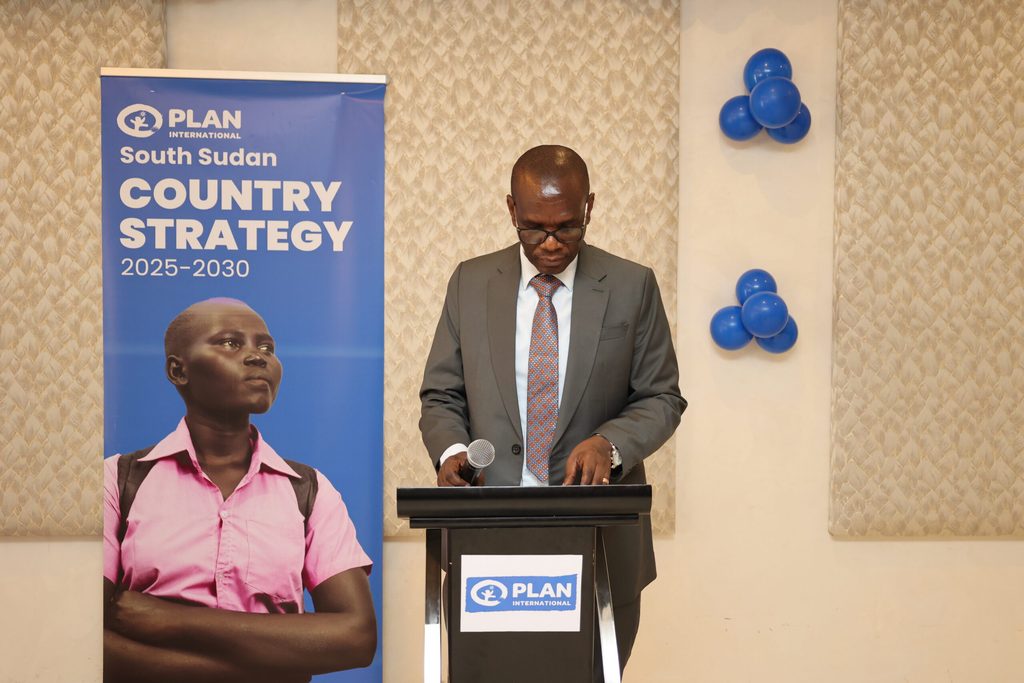 Paul Lusato Plan International South Sudan Country Director opening remarks.