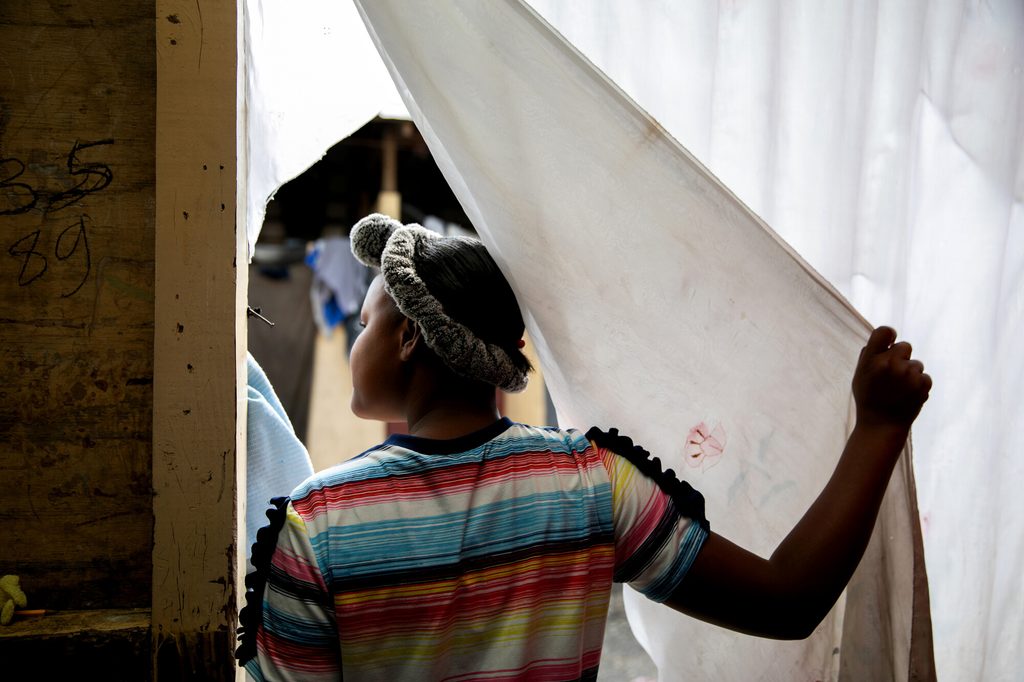 Lovelie* is a 17-year-old Haitian girl who struggles every day for basic necessities like food, water and sanitation.