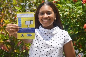 Frailina, 19, de República Dominicana ha liderado un
proceso para combatir el abuso sexual infantil.