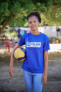 Melany defiende los derechos de las niñas en República Dominicana.