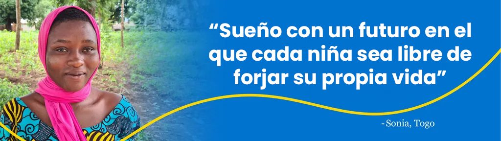 Frase testimonial de Sonia de Togo