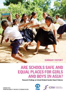 Are schools safe and equal places for girls and boys in Asia report cover image