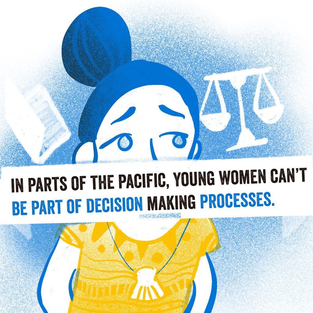 Comic Panel: In parts of the Pacific, Young women can't be part of decision making processes