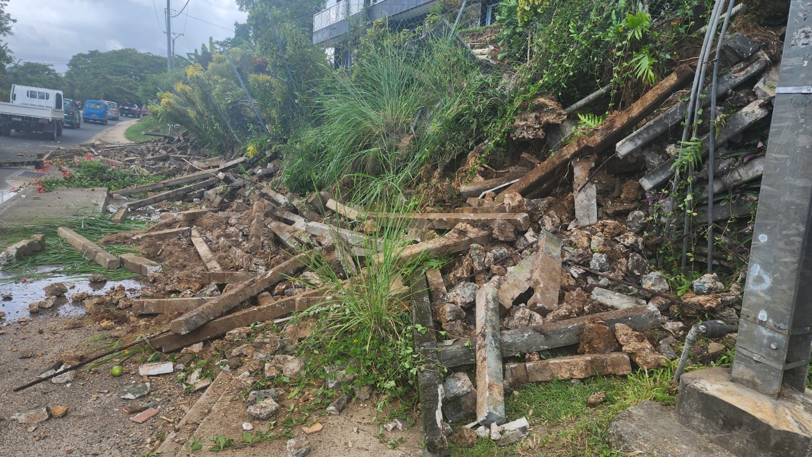 Port Vila following the 7.3 earthquake, December 2024 © Flora Vano/ActionAid Vanuatu