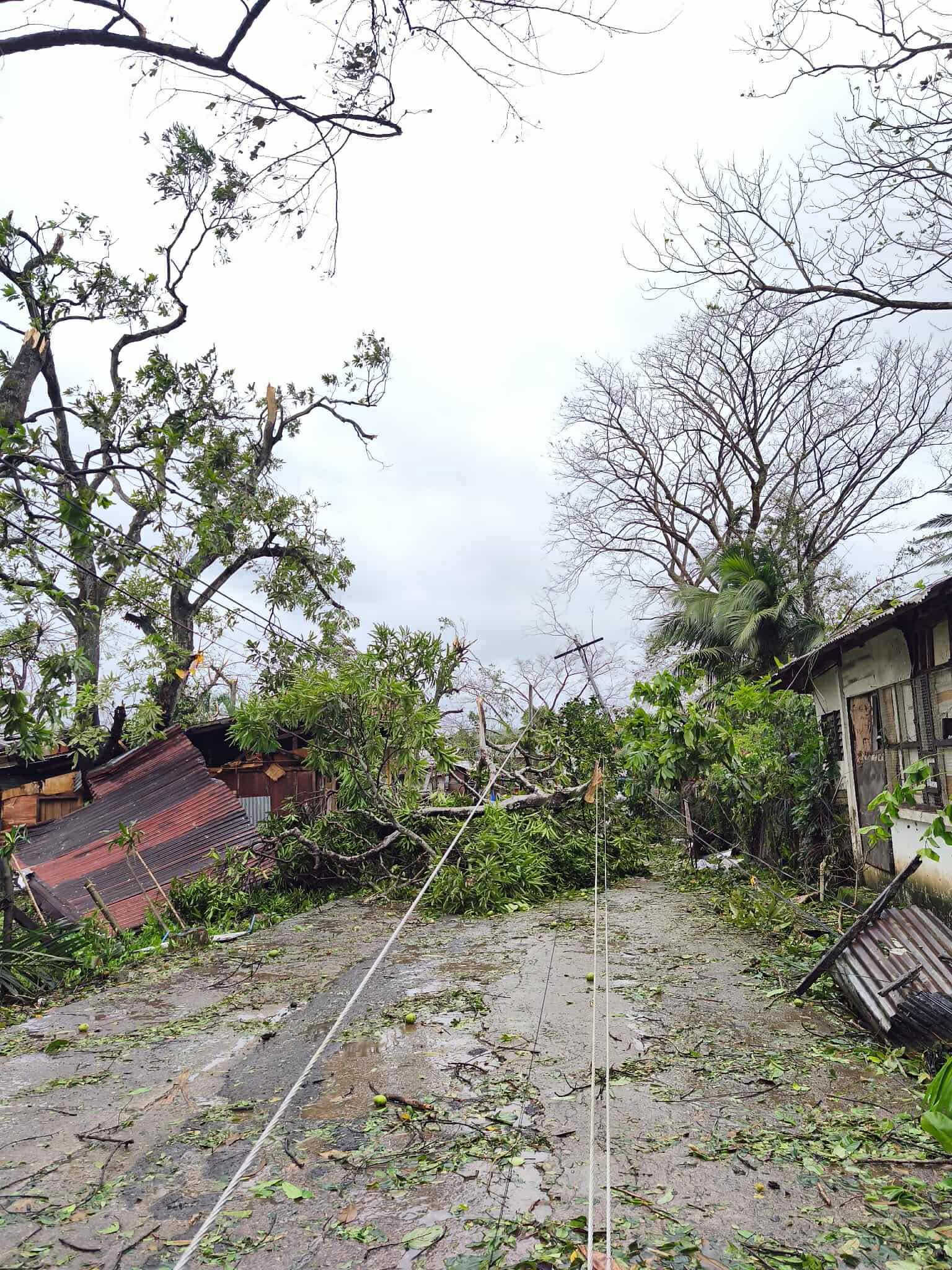 Aftermath of Typhoon Bualoi in Masbate, Philippines  