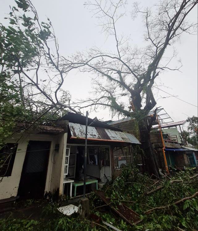 Aftermath of Typhoon Bualoi in Masbate, Philippines  