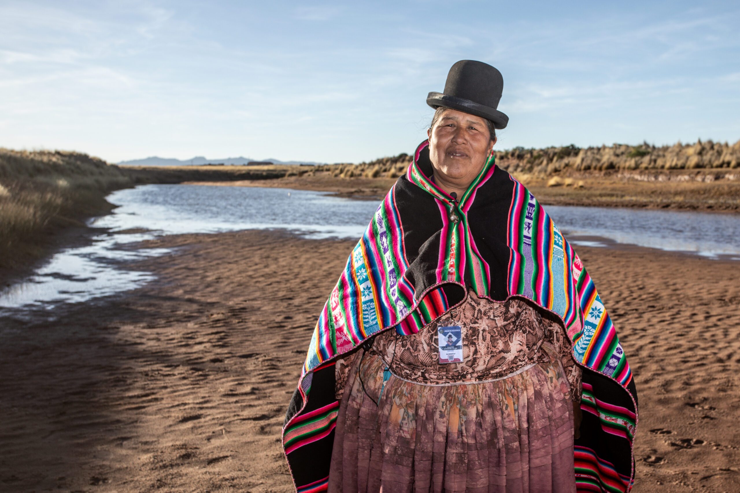 A politic woman from the community of Darleyn, Bolivia 