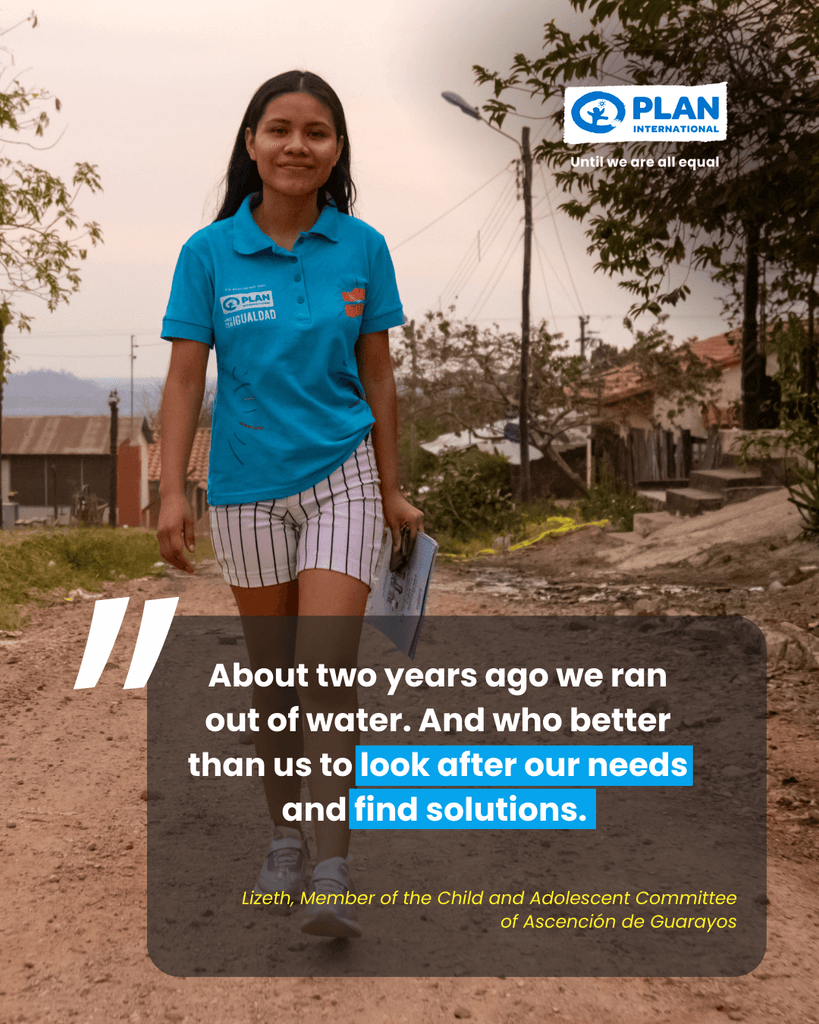 Lizeth, member of the Child Adolescent Comittee of Ascencion de Guarayos