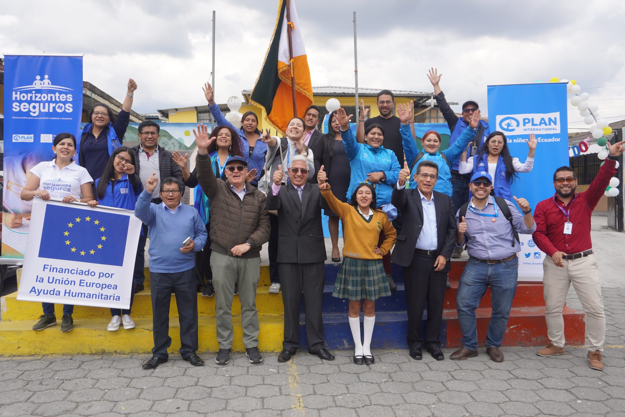 Lanzamiento de "Horizontes Seguros" para tener escuelas seguras en Bolivia, Colombia, Ecuador y Perú