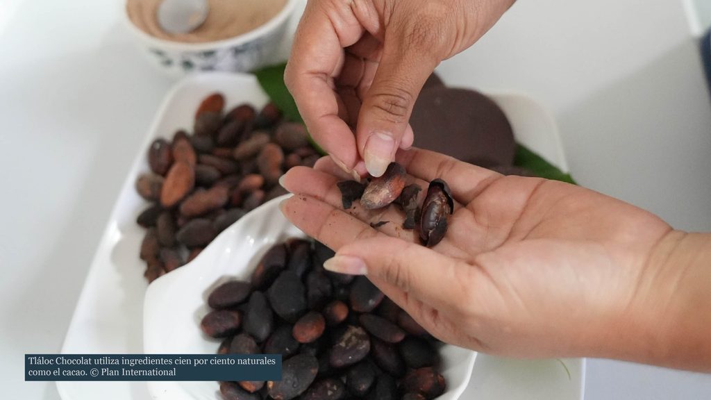 Tláloc Chocolat utiliza ingredientes cien por ciento naturales como el cacao