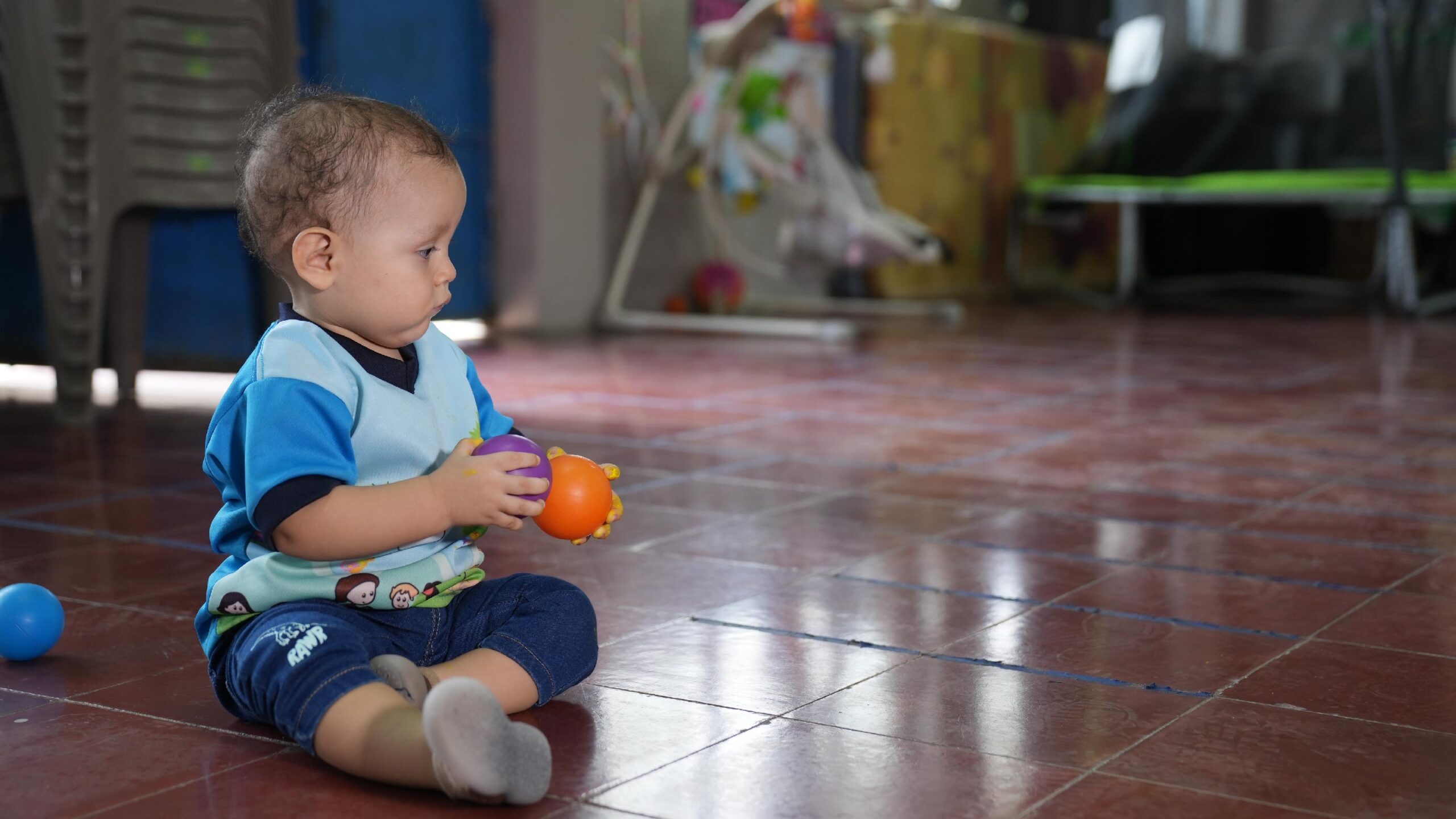 Derek en el Círculo de Atención Integral a la Primera Infancia