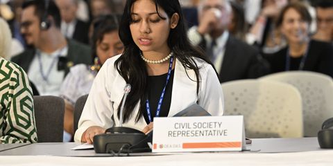 Adolescente salvadoreña representa a niñez latinoamericana en OEA