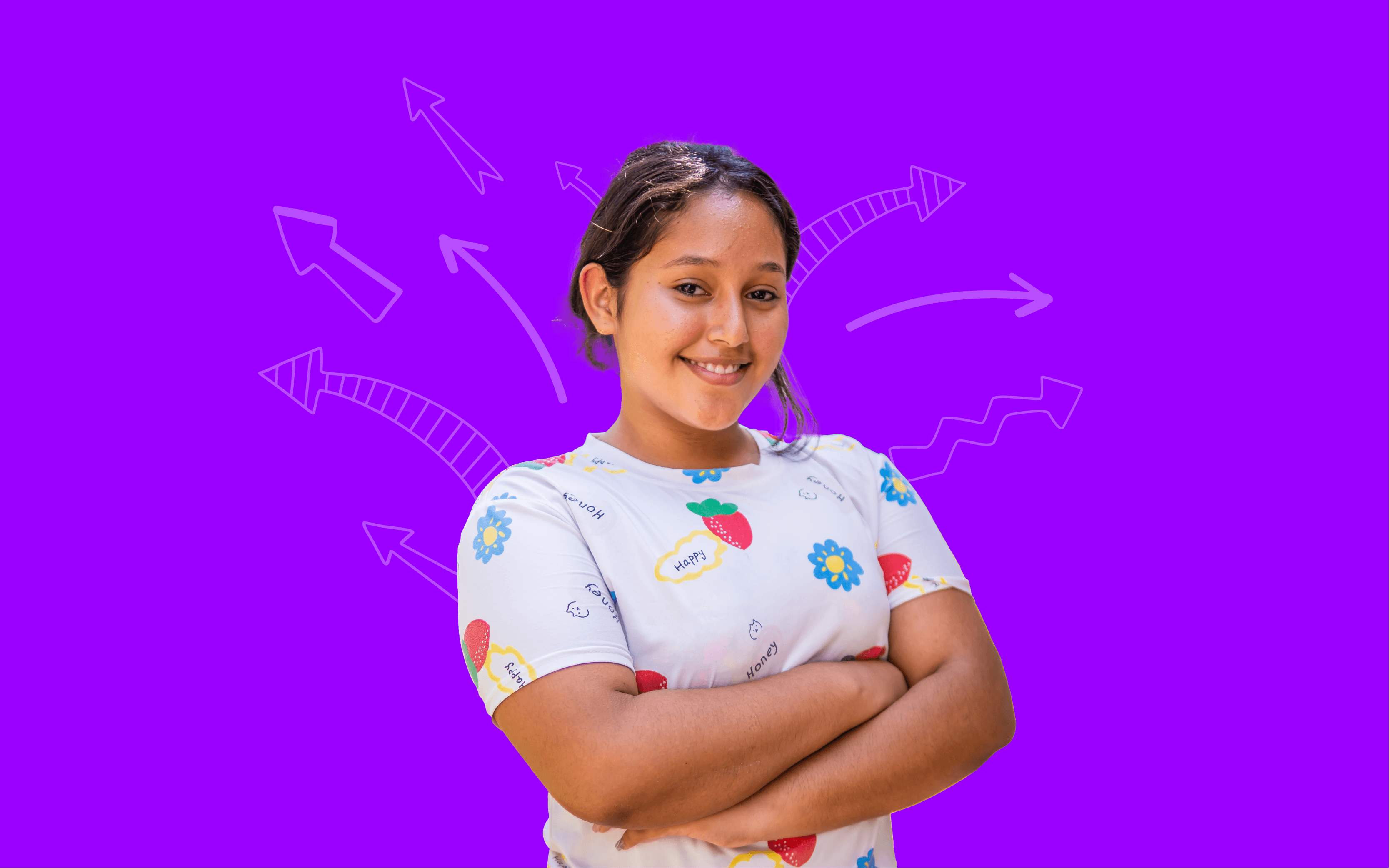 Elena es una adolescente que lidera en su comunidad