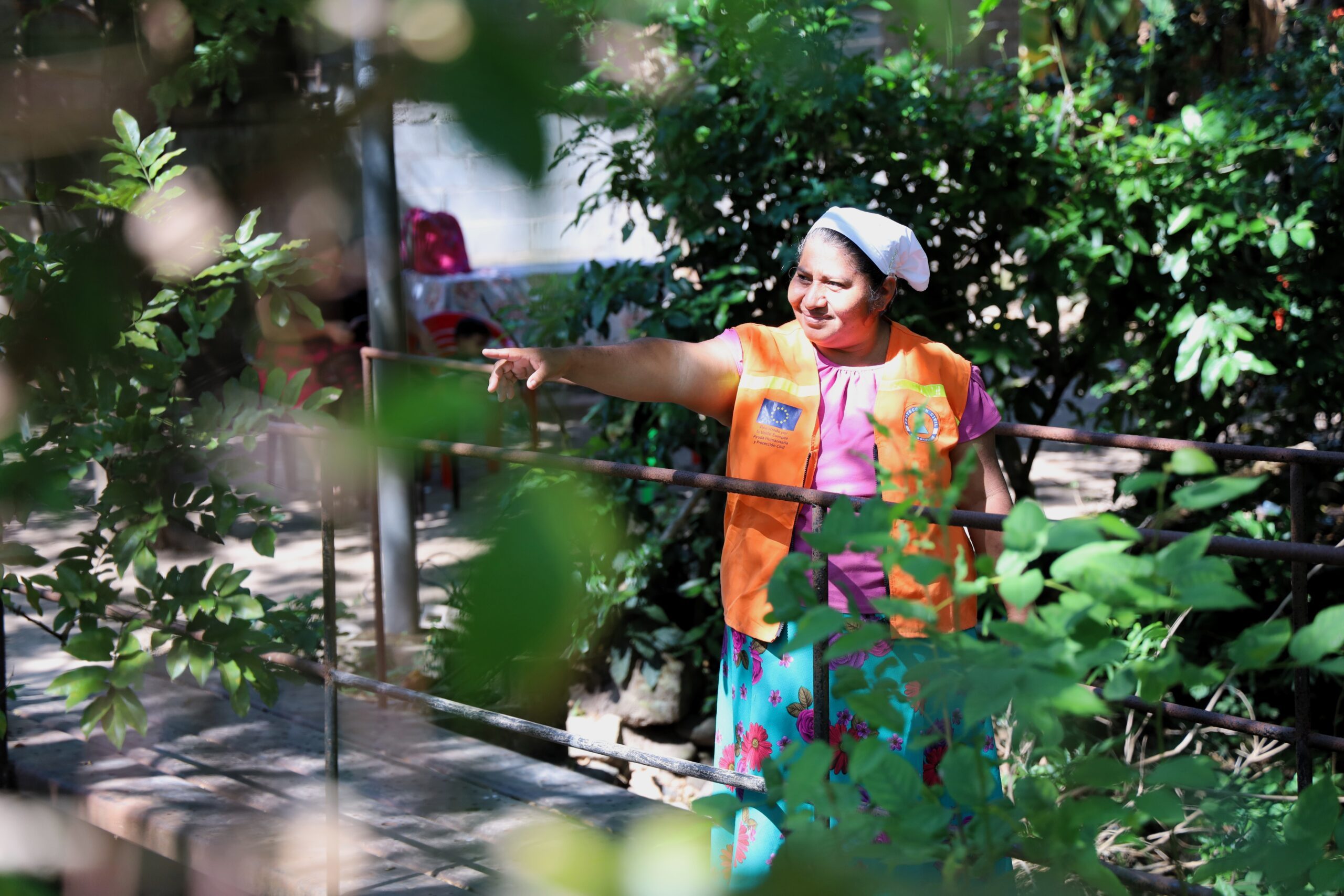 Iris y su esposo se han capacitado en procesos formativos dados por la Dirección General de Protección Civil y Plan International.