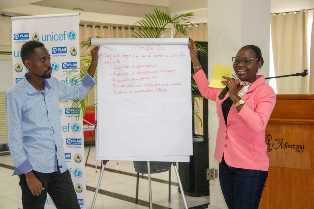 Restitution of working groups