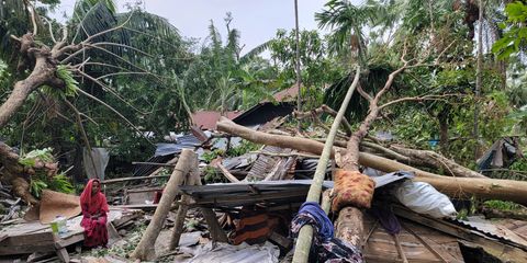 Plan International Bangladesh responding after Cyclone Remal catastrophe