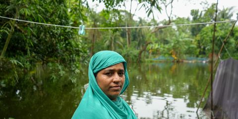Cyclone! Crumbling walls and a fight to save her family