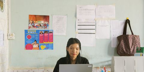 Defying early marriage to lead her community