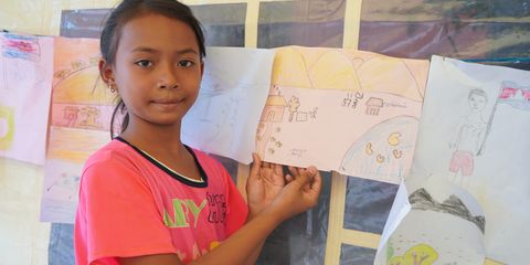 Coping with trauma in a child-friendly space