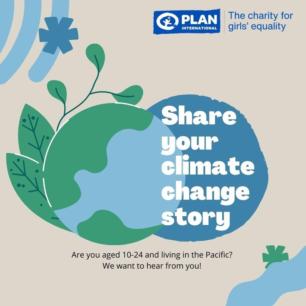 Share your climate change story graphic.