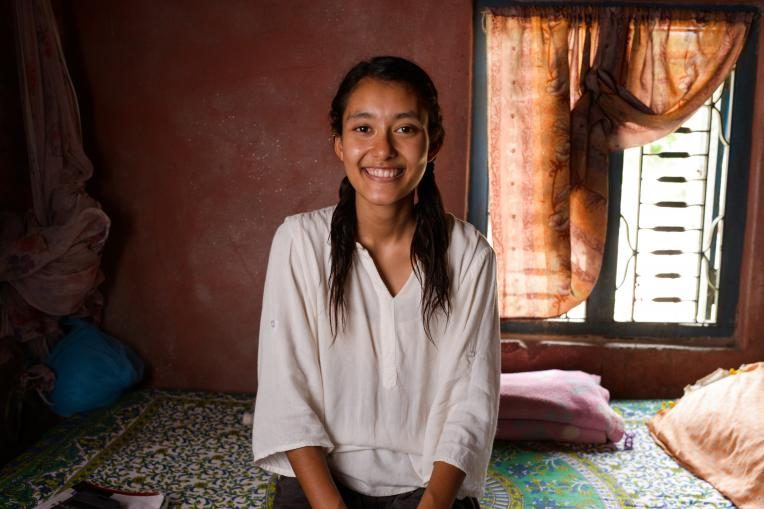 Sabina- fighting against child marriage in Morang, Nepal