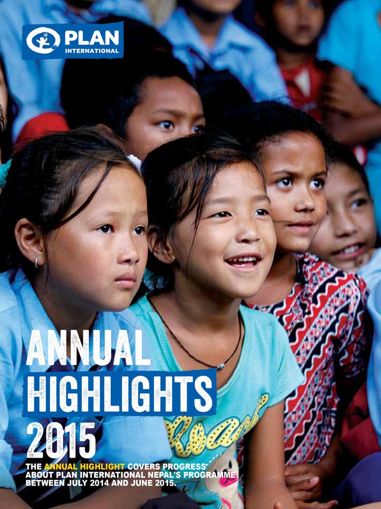 Plan International Nepal's Annual Report