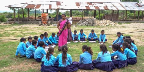 Female leaders emerge from safe schools project in Nepal