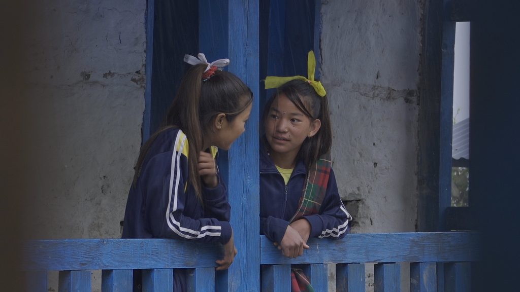 Girls at school in Nepal