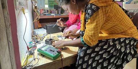 Mobile phone repair training helps women into work