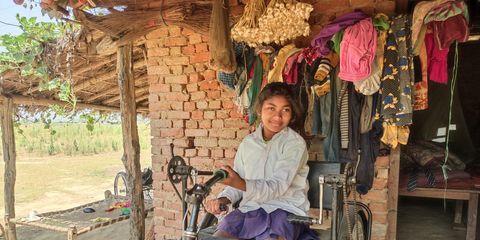 Tricycle helps girl with disability access education